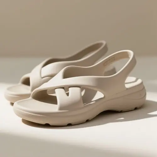 時尚舒適橡膠涼鞋